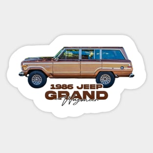 1986 Jeep Grand Wagoneer Sticker